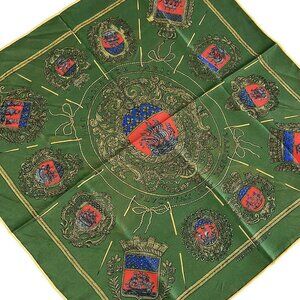 HERMES - Green Yellow Multi Scarf